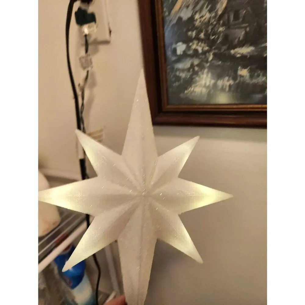 Glittery Star Tree Topper